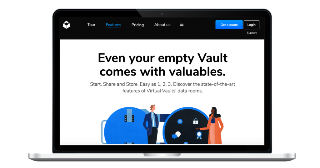 Virtual Vaults webteksten security