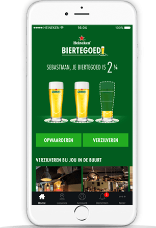 Heineken Biertegoed-app