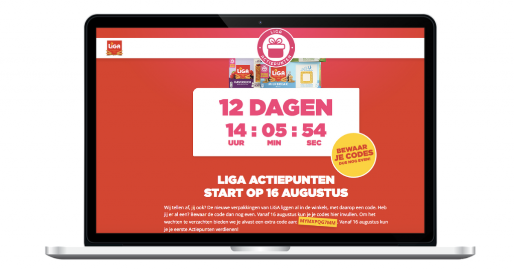 LiGA Actiepunten website aankondiging